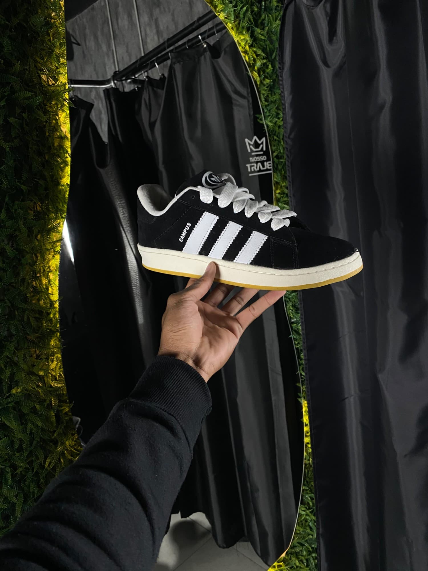 Adidas Campus Preto e Branco
